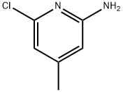 2-Amino-6-chloro-4-picoline  구조식 이미지