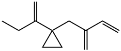 1-(2-Methylene-3-butenyl)-1-(1-methylenepropyl)cyclopropane 구조식 이미지