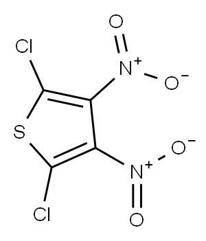 2,5-DICHLORO-3,4-DINITROTHIOPHENE 구조식 이미지