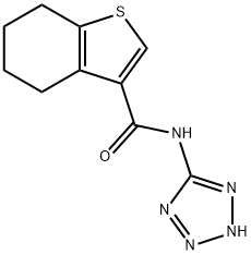 Benzo[b]thiophene-3-carboxamide, 4,5,6,7-tetrahydro-N-1H-tetrazol-5-yl- (9CI) Structure