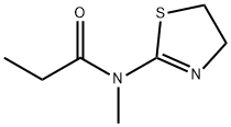 Propanamide,  N-(4,5-dihydro-2-thiazolyl)-N-methyl- Structure