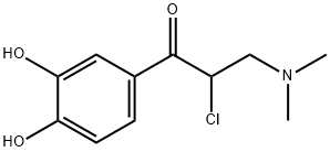 1-Propanone, 2-chloro-1-(3,4-dihydroxyphenyl)-3-(dimethylamino)- (9CI) 구조식 이미지