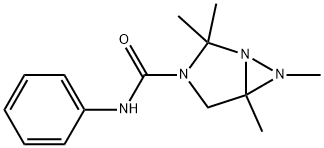 1,3,6-Triazabicyclo[3.1.0]hexane-3-carboxamide,2,2,5,6-tetramethyl-N-phenyl- Structure