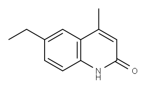 6-ETHYL-4-METHYLQUINOLIN-2-OL Structure