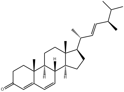 4,6,22-CHOLESTATRIEN-24-BETA-METHYL-3-ONE Structure