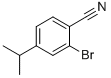 BENZONITRILE, 2-BROMO-4-(1-METHYLETHYL)- Structure