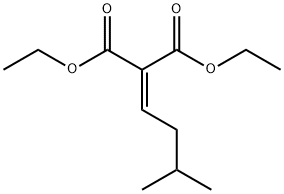 diethyl 2-(3-methylbutylidene)propanedioate Structure