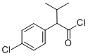 Isopropyl(4-chlorophenyl)acetyl chloride 구조식 이미지
