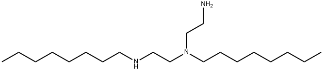 N-(2-아미노에틸)-N,N'-디옥틸에틸렌디아민 구조식 이미지