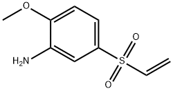 2-methoxy-5-(vinylsulfonyl)benzenamine Structure