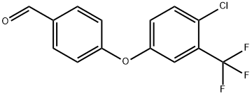 Benzaldehyde, 4-[4-chloro-3-(trifluoromethyl)phenoxy]- Structure