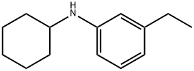 Benzenamine, N-cyclohexyl-3-ethyl- (9CI) Structure