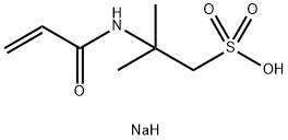 2-Acrylamido-2-methyl-1-propanesulfonic acid sodium salt 구조식 이미지