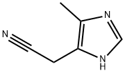 2-(5-Methyl-1H-imidazol-4-yl)acetonitrile 구조식 이미지