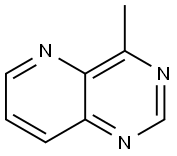 피리도[3,2-d]피리미딘,4-메틸-(9CI) 구조식 이미지