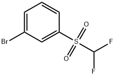 3-[(Difluoromethyl)sulfonyl]bromobenzene Structure