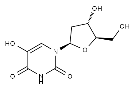5-HYDROXY-2'-DEOXYURIDINE Structure