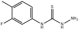 Hydrazinecarbothioamide,N-(3-fluoro-4-methylphenyl)- 구조식 이미지