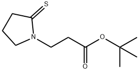 1-Pyrrolidinepropanoic  acid,  2-thioxo-,  1,1-dimethylethyl  ester Structure