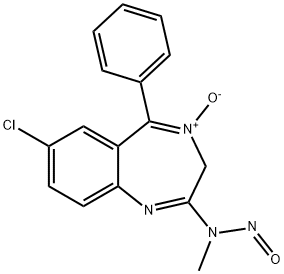 N-nitrosochlordiazepoxide Structure