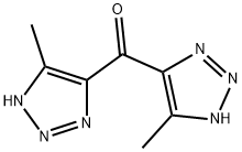 Bis(5-methyl-1H-1,2,3-triazol-4-yl) ketone Structure