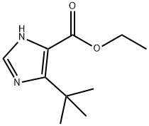 ethyl 4-tert-butyl-1H-iMidazole -5-carboxylate Structure