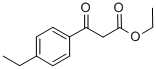 3-(4-ETHYL-PHENYL)-3-OXO-PROPIONIC ACID ETHYL ESTER Structure