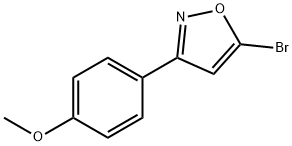 5-BROMO-3-(4-METHOXYPHENYL)ISOXAZOLE 구조식 이미지