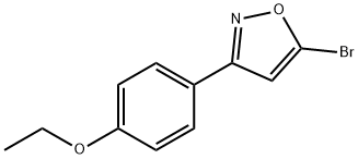 5-브로모-3-(4-에톡시페닐)이속사졸 구조식 이미지