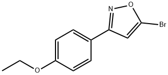 5-BROMO-3-(4-ETHOXYPHENYL)ISOXAZOLE Structure