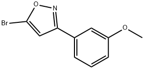 5-BROMO-3-(3-METHOXYPHENYL)ISOXAZOLE Structure