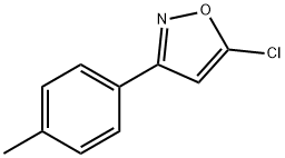 5-CHLORO-3-(4-METHYLPHENYL)ISOXAZOLE Structure