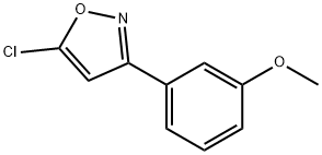 5-클로로-3-(3-메톡시페닐)이속사졸 구조식 이미지