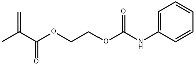 2-[[(페닐아미노)카르보닐]옥시]에틸메타크릴레이트 구조식 이미지