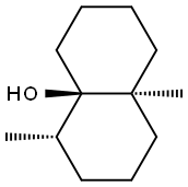 (4alpha,4abeta,8aalpha)-octahydro-4,8a-dimethyl-4a(2H)-naphthol 구조식 이미지