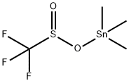 Trimethyl[[(trifluoromethyl)sulfinyl]oxy]stannane Structure