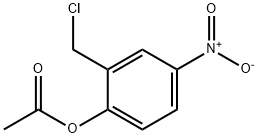 2-ACETOXY-5-NITROBENZYL CHLORIDE 구조식 이미지