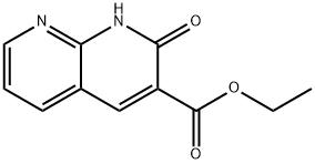 2-OXO-1,2-DIHYDRO-[1,8]NAPHTHYRIDINE-3-CARBOXYLIC ACID ETHYL ESTER Structure