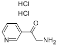 3-(2'-AMINOACETYL)PYRIDINE DIHYDROCHLORIDE Structure