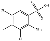3-아미노-2,6-디클로로톨루엔-4-술폰산 구조식 이미지