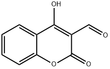 4-HYDROXY-2-OXO-2H-CHROMENE-3-CARBALDEHYDE 구조식 이미지