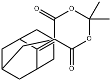 5-(2-ADAMANTYLIDENE)-2,2-DIMETHYL-1,3-DIOXANE-4,6-DIONE Structure