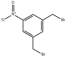 1,3-bis(broMoMethyl)-5-nitrobenzene Structure