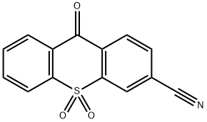 9-OXO-9H-THIOXANTHENE-3-CARBONITRILE-10,10-DIOXIDE 구조식 이미지