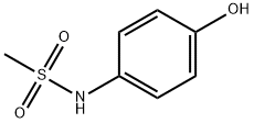 N-(4-Hydroxyphenyl)methanesulfonamide 구조식 이미지