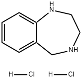 1H-1,4-Benzodiazepine, 2,3,4,5-tetrahydro-, hydrochloride (1:2) Structure