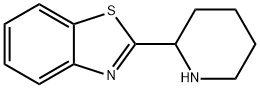 Benzothiazole, 2-(2-piperidinyl)- (9CI) Structure