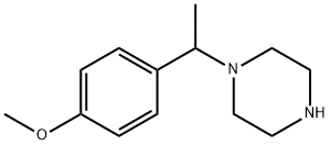 1-[1-(4-METHOXYPHENYL)-ETHYL]-PIPERAZINE Structure