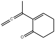 2-Cyclohexen-1-one, 2-(1-methyl-1,2-propadienyl)- (9CI) Structure