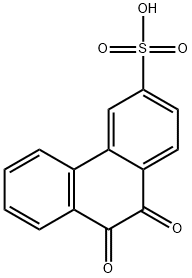 9,10-Dihydro-9,10-dioxo-3-phenanthrenesulfonic acid Structure